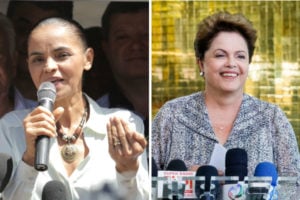 Dilma tem oito pontos de vantagem no primeiro turno e empata com Marina no segundo