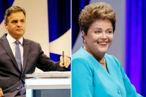 Dilma e Aécio sobem o tom em debate no SBT