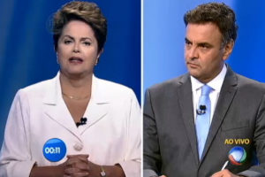 No terceiro debate, Dilma e Aécio discutem propostas