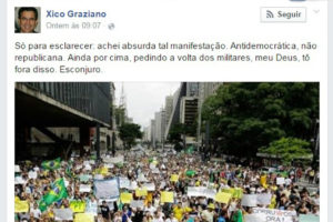 Tucano critica pedido de impeachment de Dilma e é chamado de 'comunista'