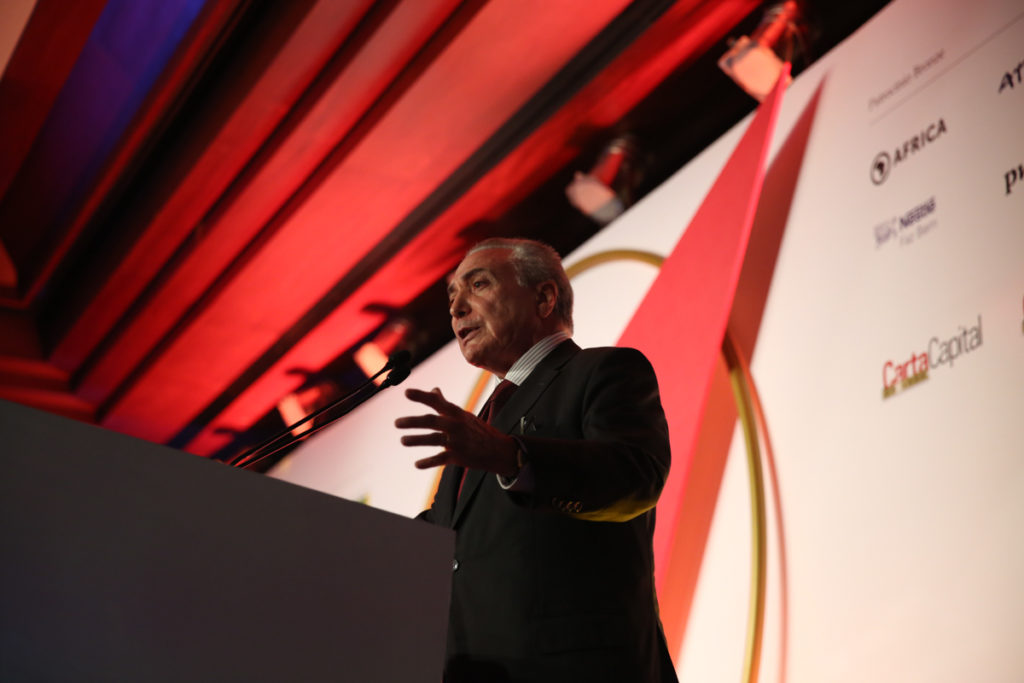 Michel Temer: “Vivemos clima de tranquilidade”