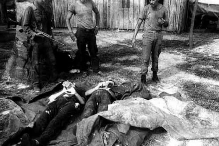 Corpos de guerrilheiros mortos na Guerrilha do Araguaia 