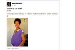 Grávida negra é exposta: 