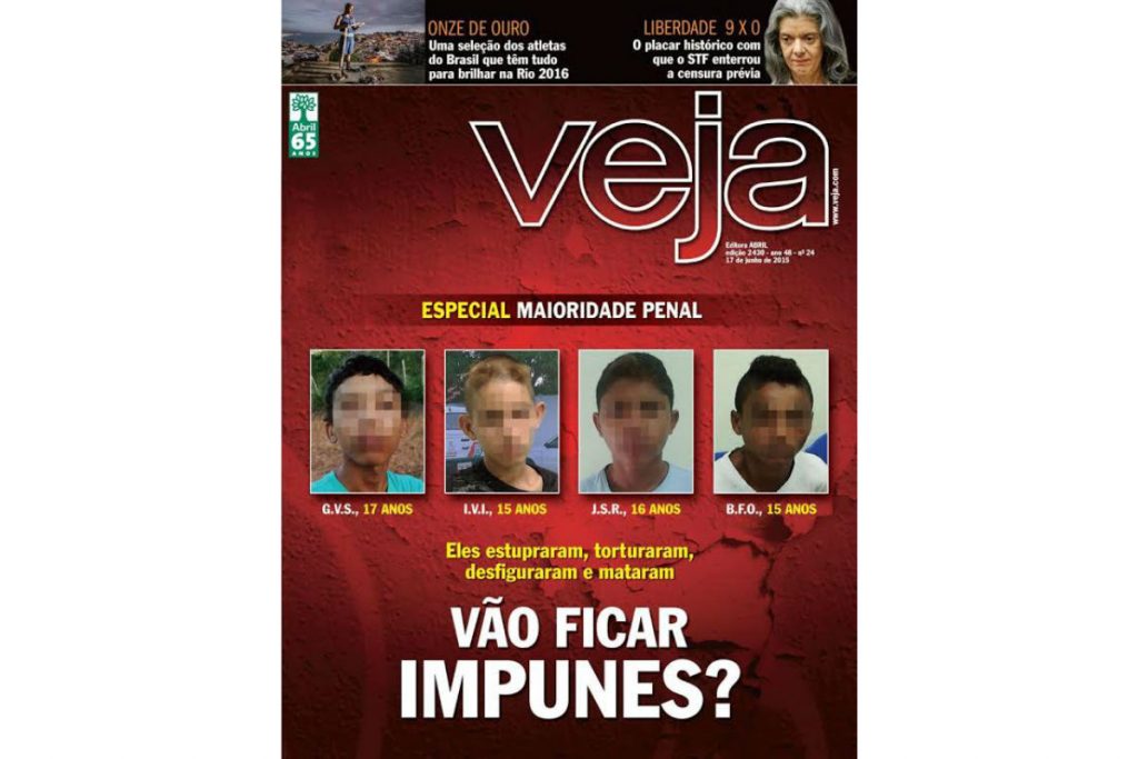 Populismo penal e midiático pela redução da maioridade penal na revista Veja