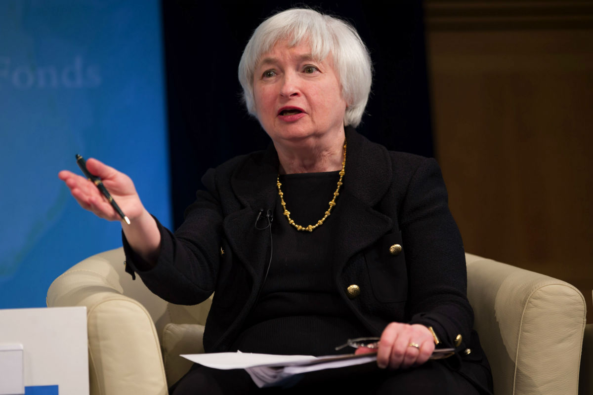 Janet Yellen, a presidente do Federal Reserve, banco central dos EUA 