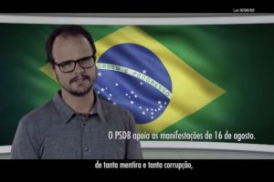 Na TV, PSDB se une a movimentos que pedem derrubada de Dilma