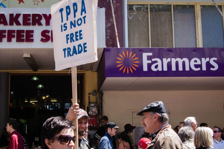Protesto contra oTPPA