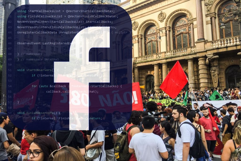 Precisamos falar sobre o controle de agitações civis pelo Facebook