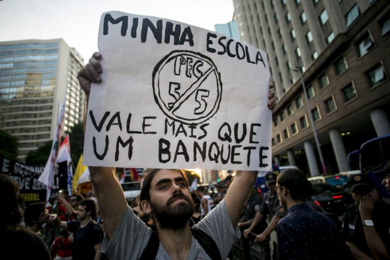 Protesto no Rio de Janeiro