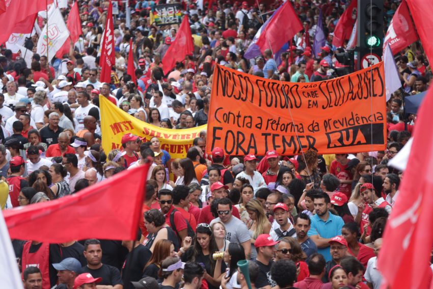 Protestos contra a reforma da Previdência: o que você não viu na TV