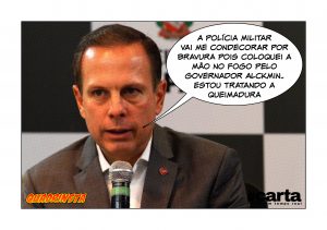 Doria é condecorado por bravura ao colocar mão no fogo por Alckmin