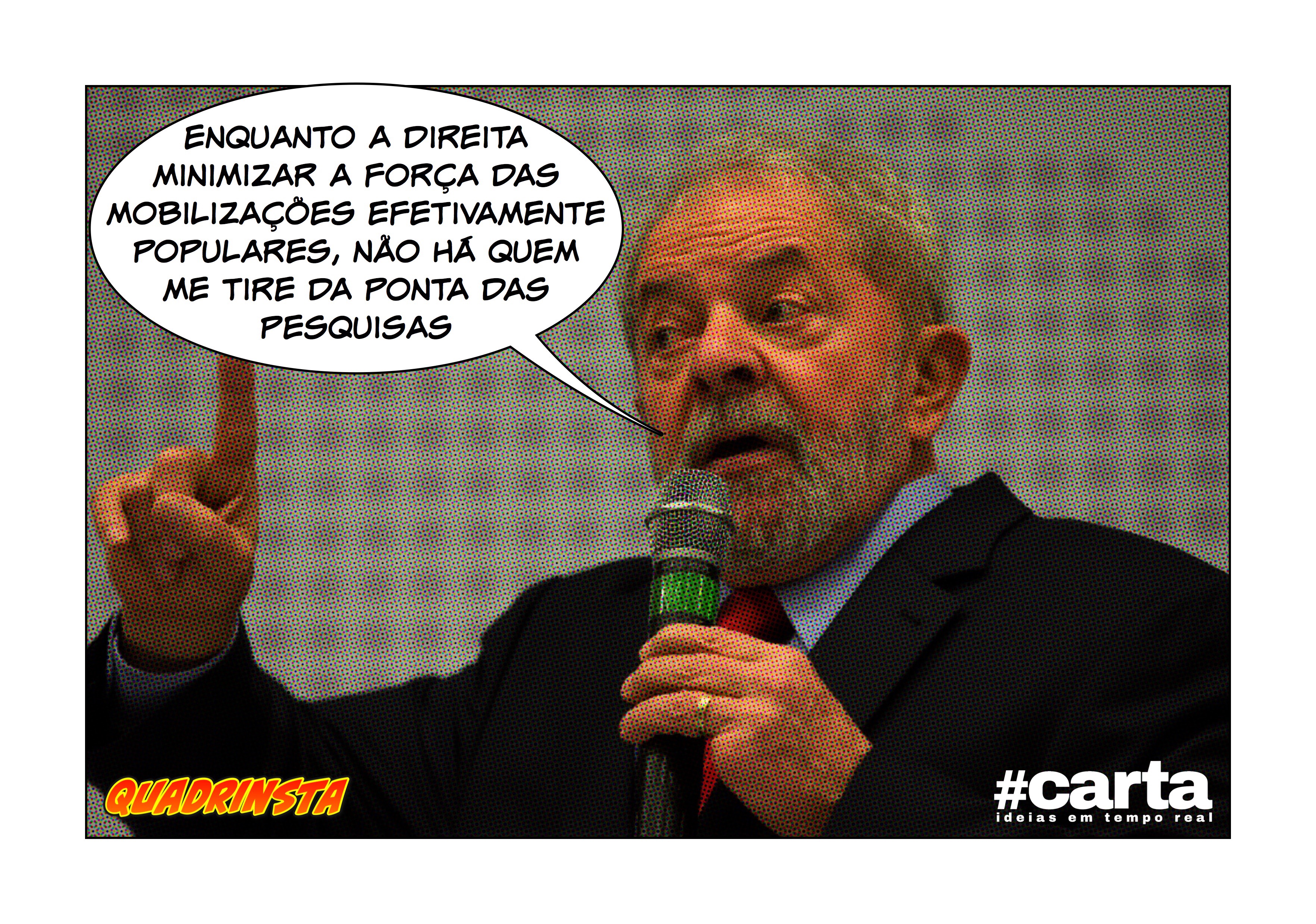 Meia dúzia de gatos pingados colocam Lula na ponta em nova pesquisa