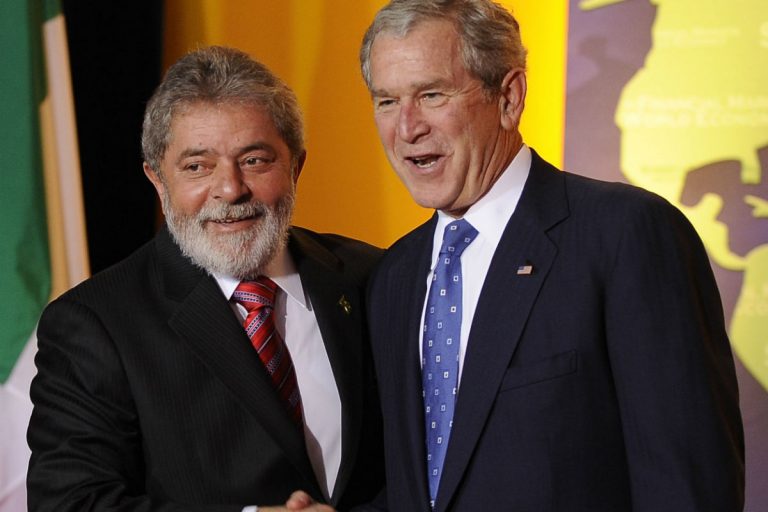 Lula e George W. Bush