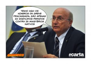 Ministro garante que fracasso da greve só não é maior que o do governo