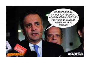 Quadrinsta - Aécio Neves acerta horário do despertador para 5 da manhã