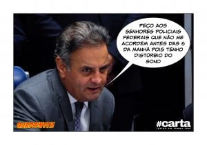 Por insônia, Aécio Neves pede a Polícia Federal que não o acorde cedo