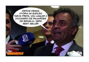 Quadrinsta - Aécio Neves ganha eleição de tarja preta da República