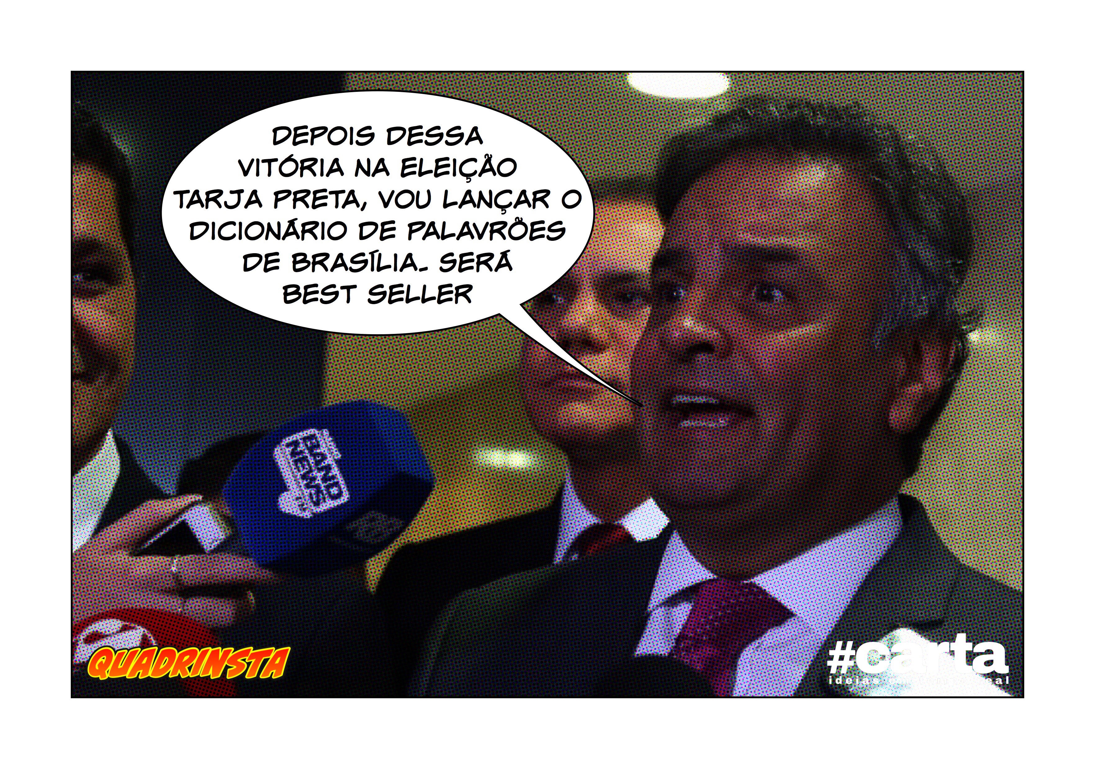 Quadrinsta – Aécio Neves ganha eleição de tarja preta da República