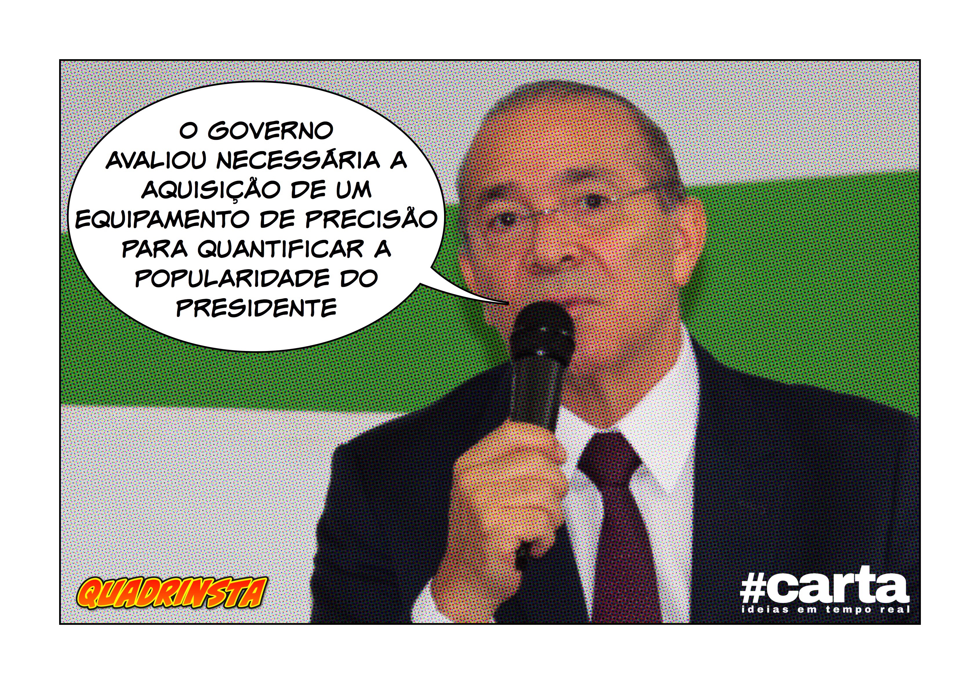 Quadrinsta – Governo licita microscópio para ver aprovação de Temer