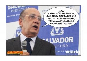 QUADRINSTA - Ministro do Supremo altera nome para Gilmar MendeX