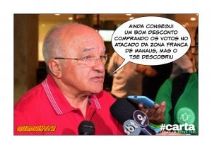 QUADRINSTA - Governador do AM pechincha votos na Zona Franca, mas cai