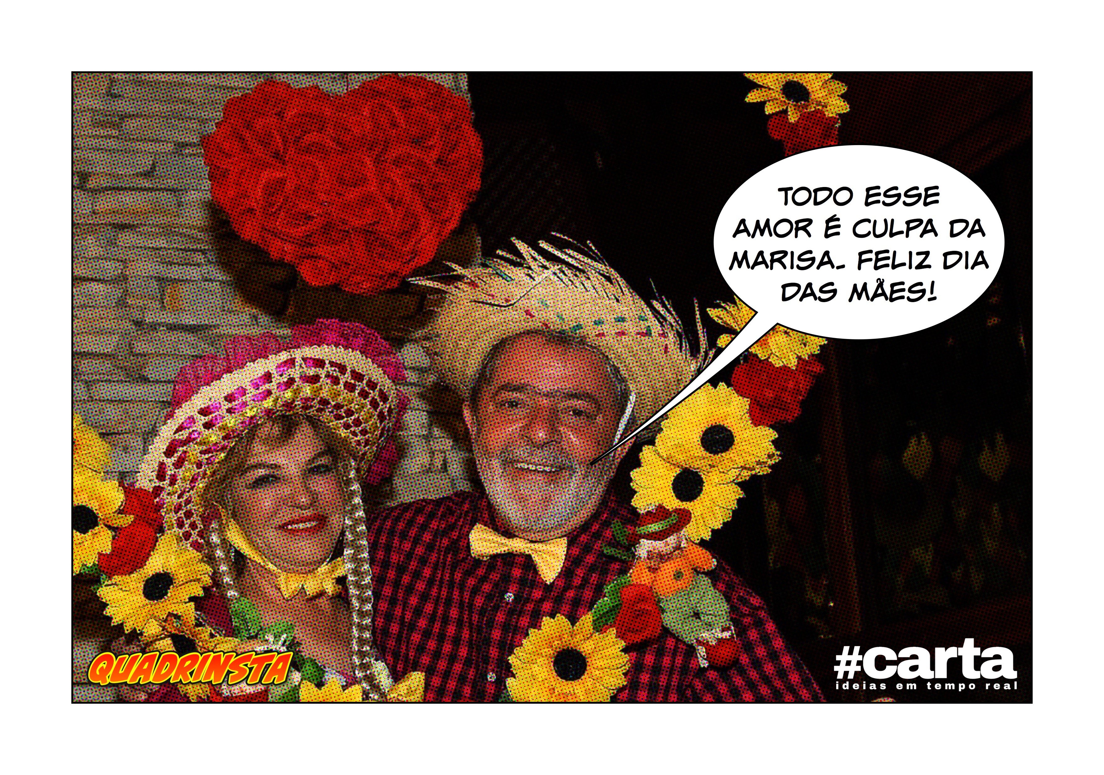 Quadrinsta – “Todo amor é culpa da Marisa”, confidencia Lula