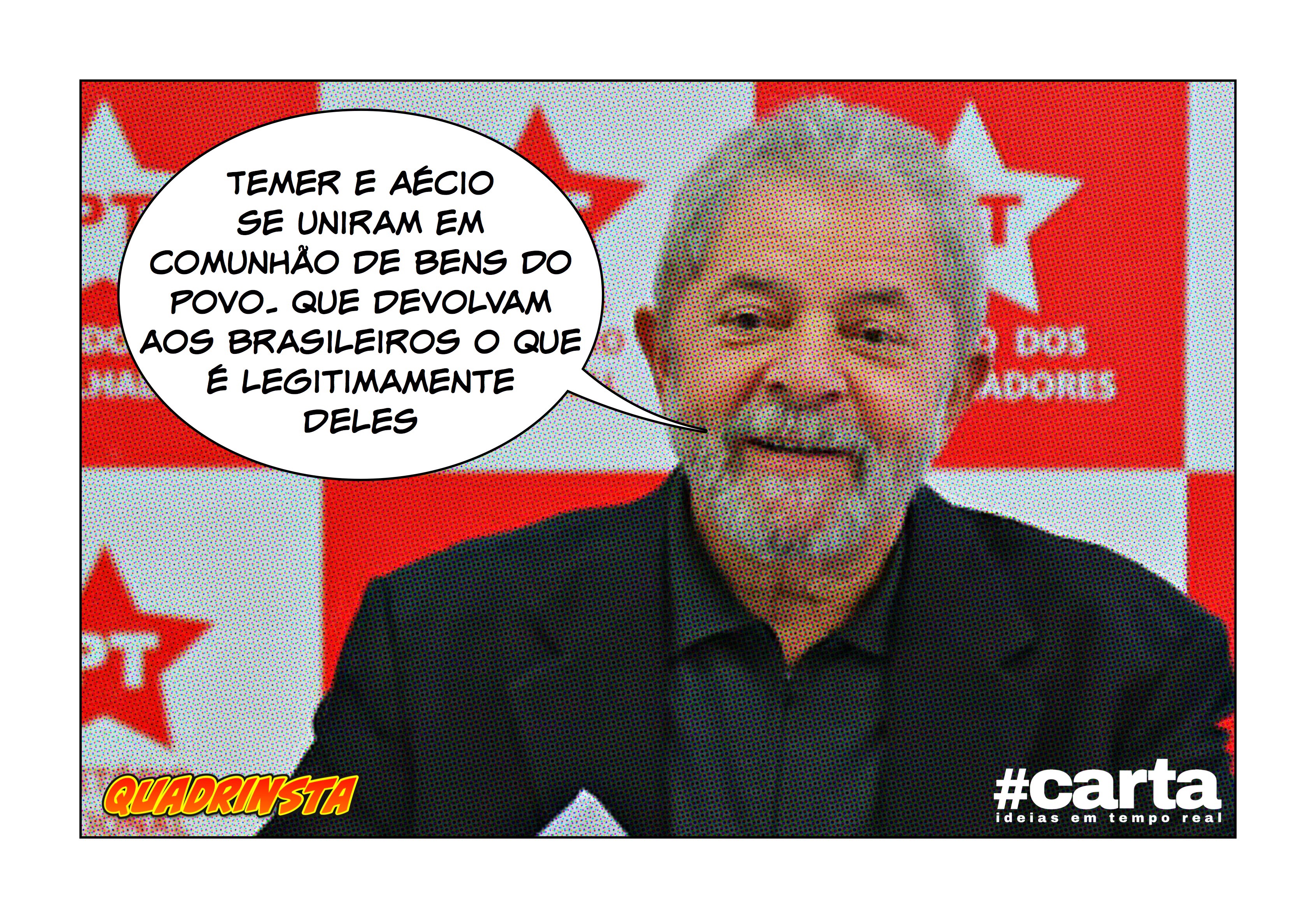 Quadrinsta – STF separa Aécio de Temer e povo quer seus bens de volta