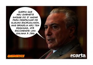 Quadrinsta - Temer lamenta esquina: