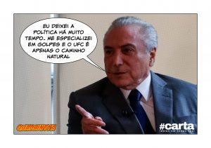 QUADRINSTA - Temer admite abandonar política por carreira no UFC