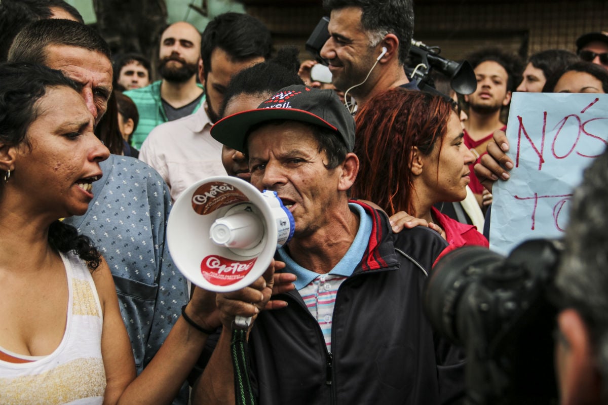A comunidade e a Justiça reagem à ação de Doria na Cracolândia