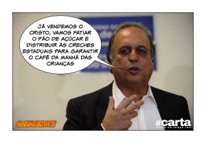 Quadrinsta - Pezão vende Cristo Redentor para pagar servidores no Rio