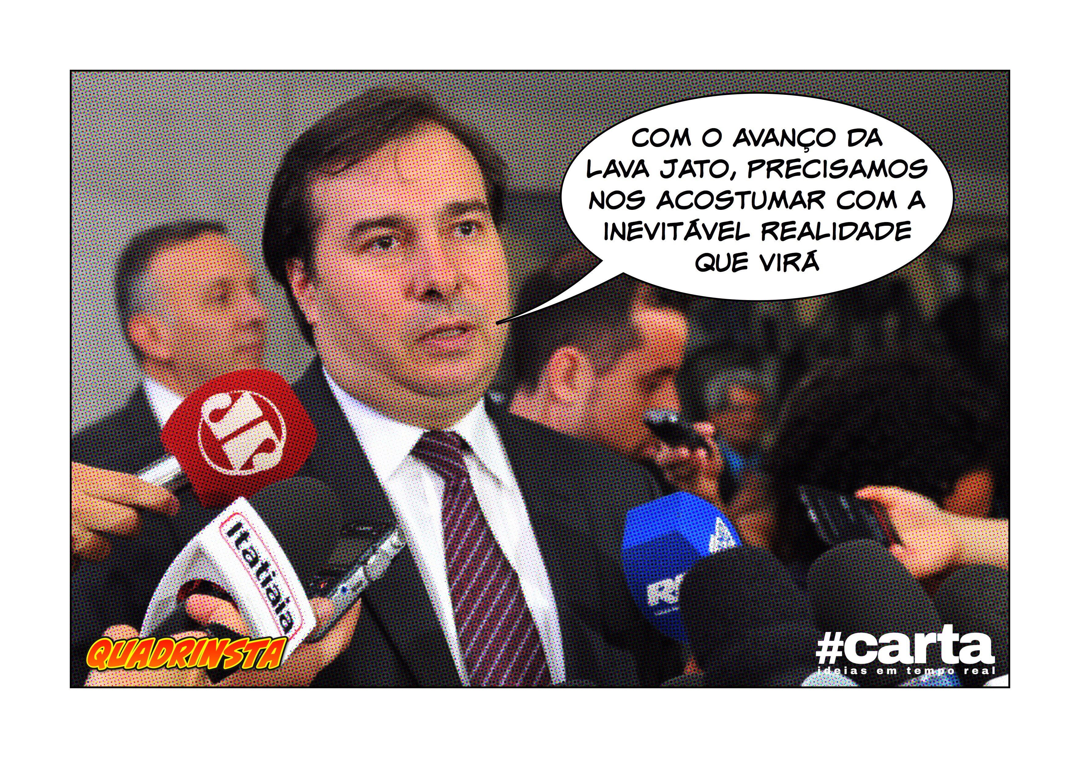 Quadrinsta – Câmara é cercada por grades para deputados se acostumarem