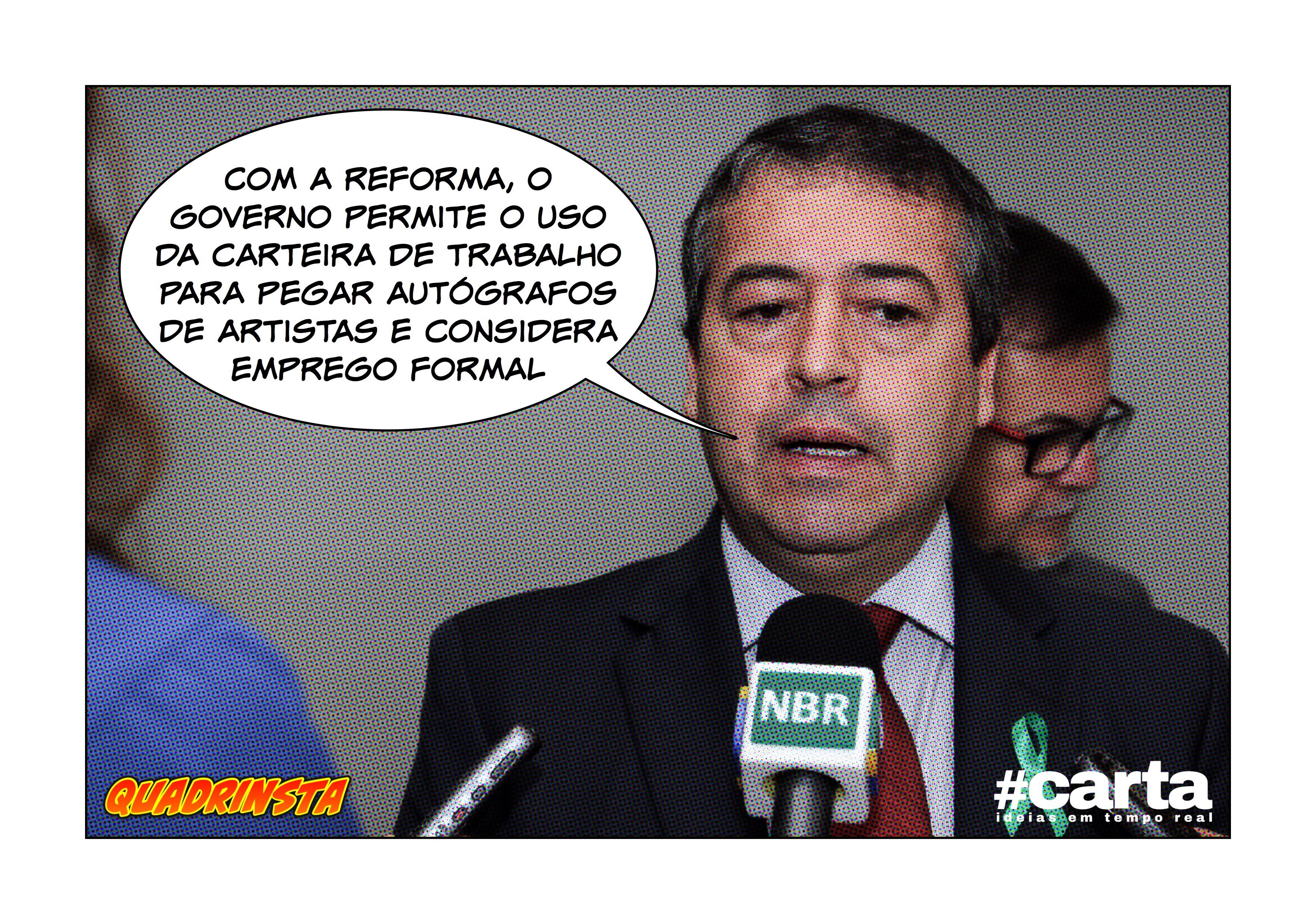 Quadrinsta – Brasileiros usam carteira de trabalho para autógrafos