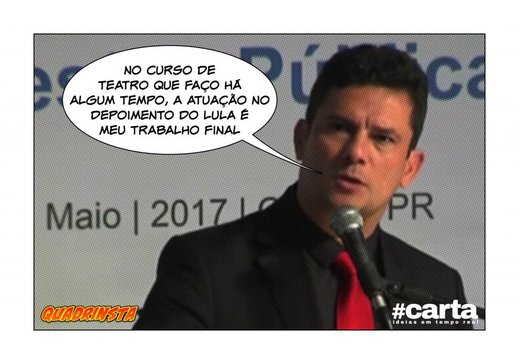 QUADRINSTA – Audiência com Lula é TCC do curso de teatro do juiz Moro
