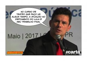 QUADRINSTA - Audiência com Lula é TCC do curso de teatro do juiz Moro