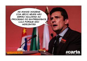 Quadrinsta - Moro nega incluir foto sua com Aécio a processo de Lula