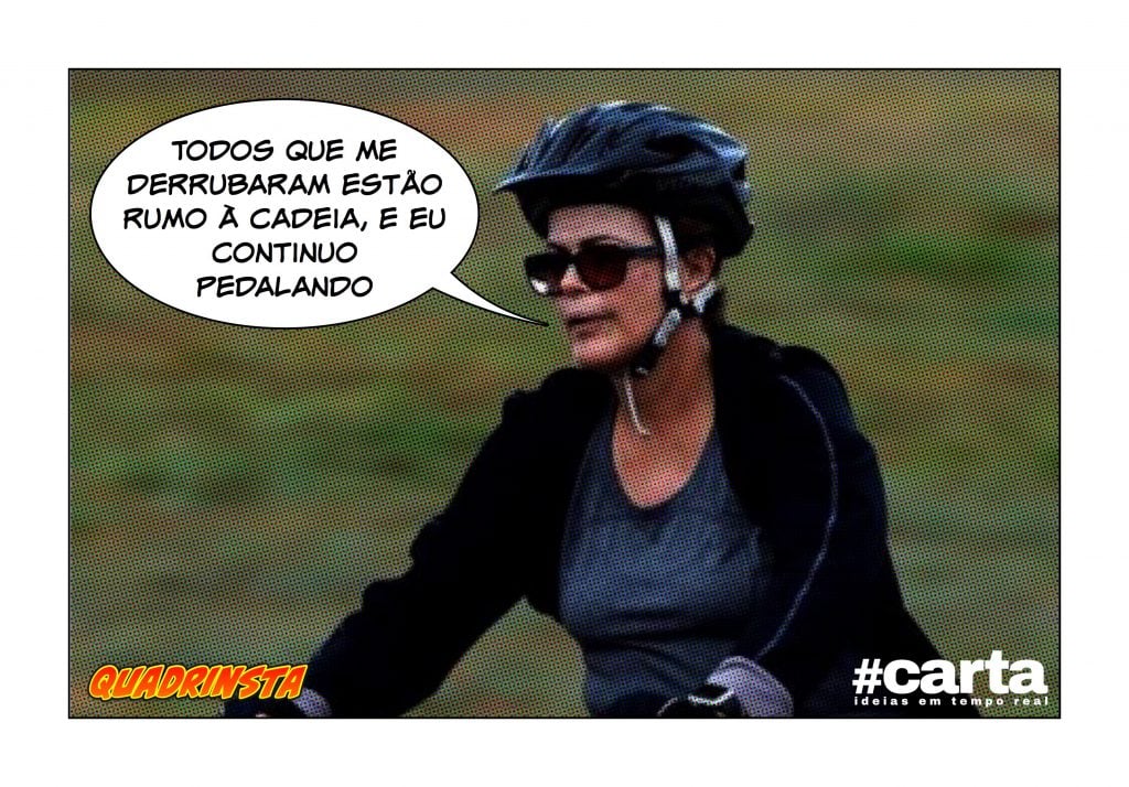Quadrinsta – Cunha preso, Aécio quase e Temer denunciado; Dilma pedala