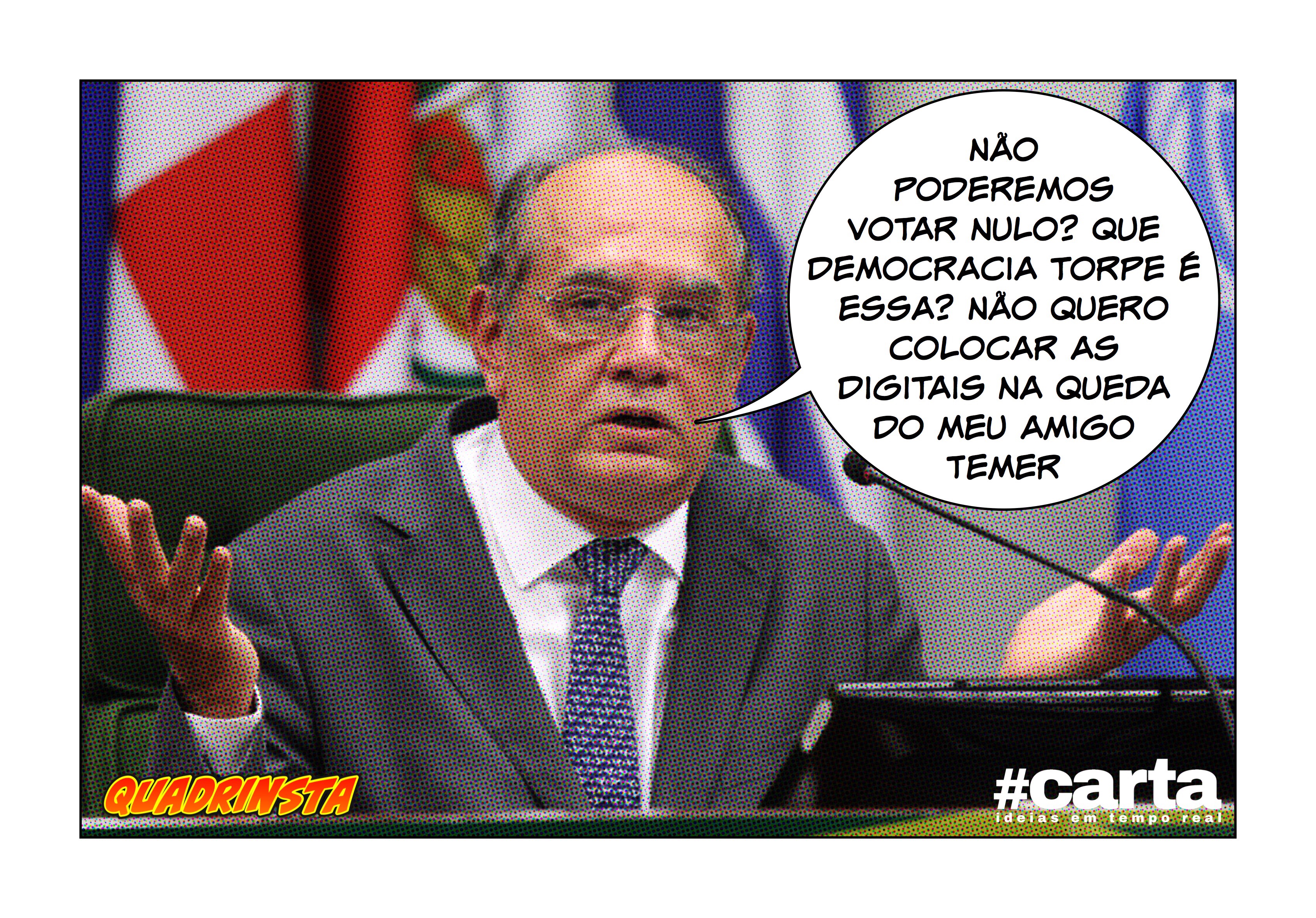 Quadrinsta – TSE terá urna eletrônica com “Fora, Temer” e “É golpe”