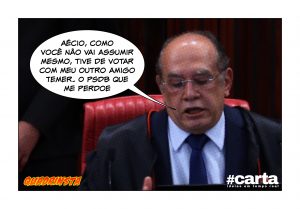 Quadrinsta - Gilmar Mendes tem crise existencial ao votar contra PSDB