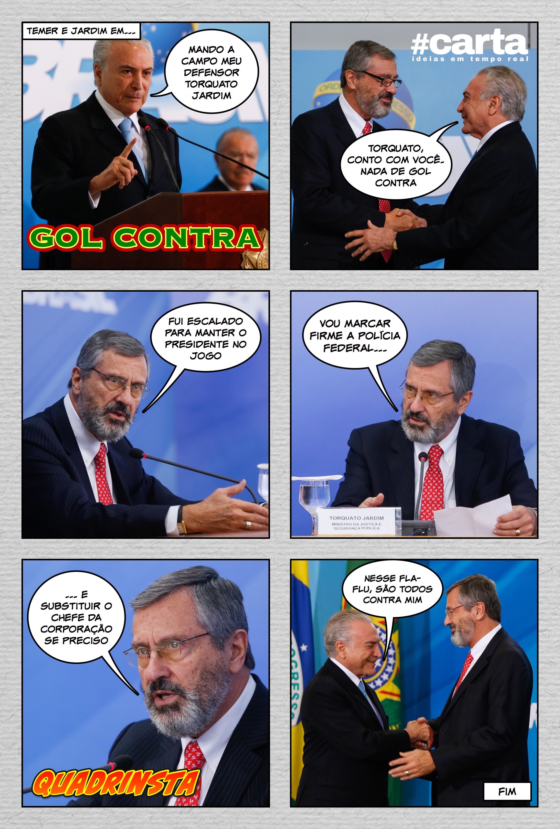 Semana em Quadrinsta – Gol contra