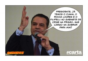 Quadrinsta - Gabinete de crise cresce com prisão de Henrique Alves