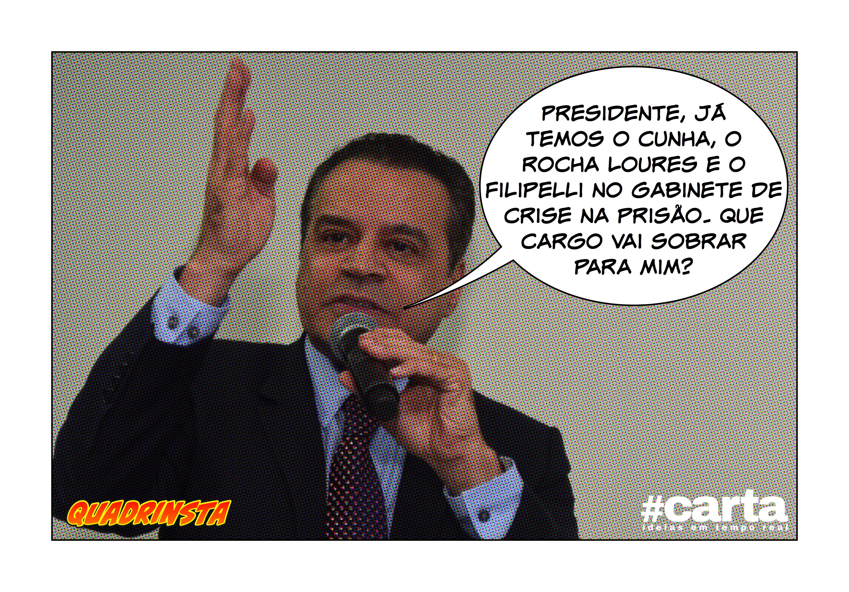 Quadrinsta – Gabinete de crise cresce com prisão de Henrique Alves