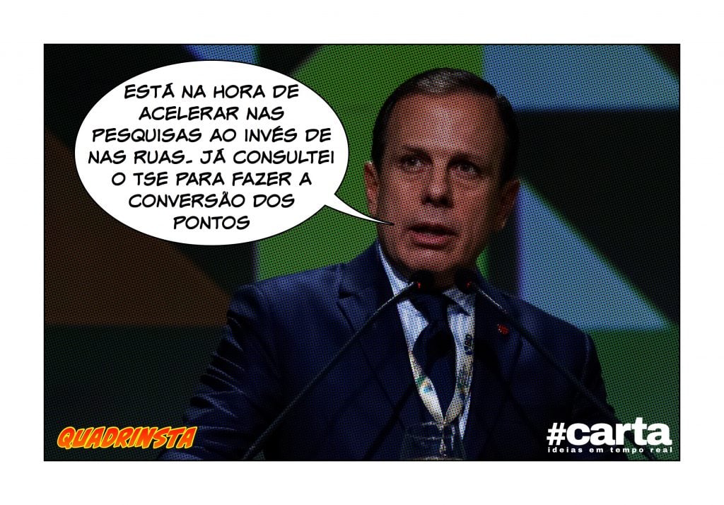 Quadrinsta – Doria quer converter pontos da habilitação para pesquisa