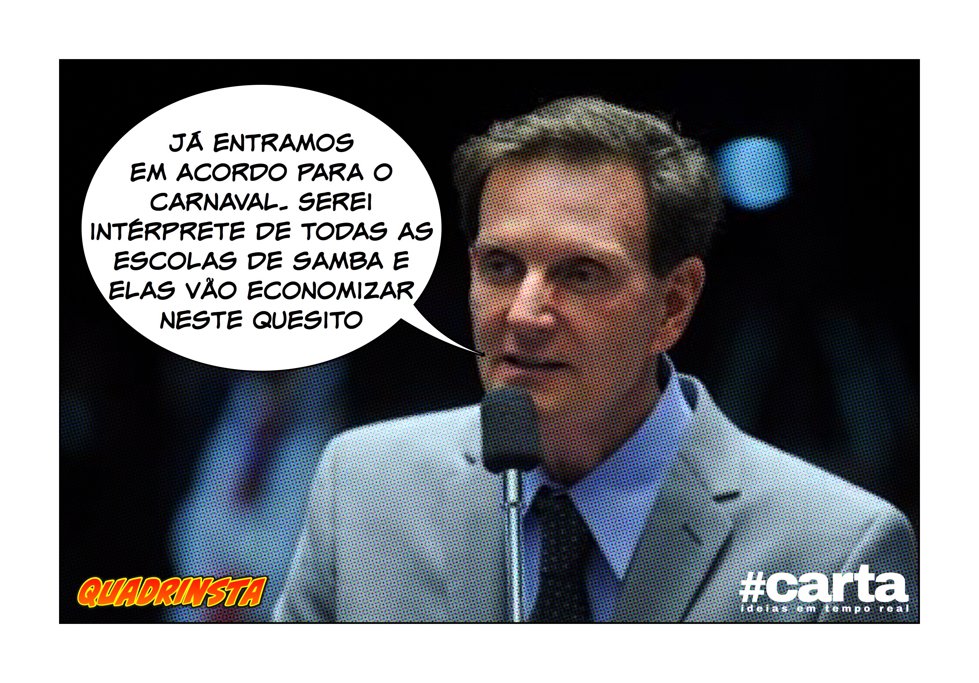 Quadrinsta – Crivella canta no Senado e será puxador no carnaval do RJ