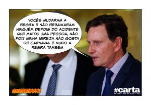 Quadrinsta - Crivella imita escolas de samba e muda regra durante jogo