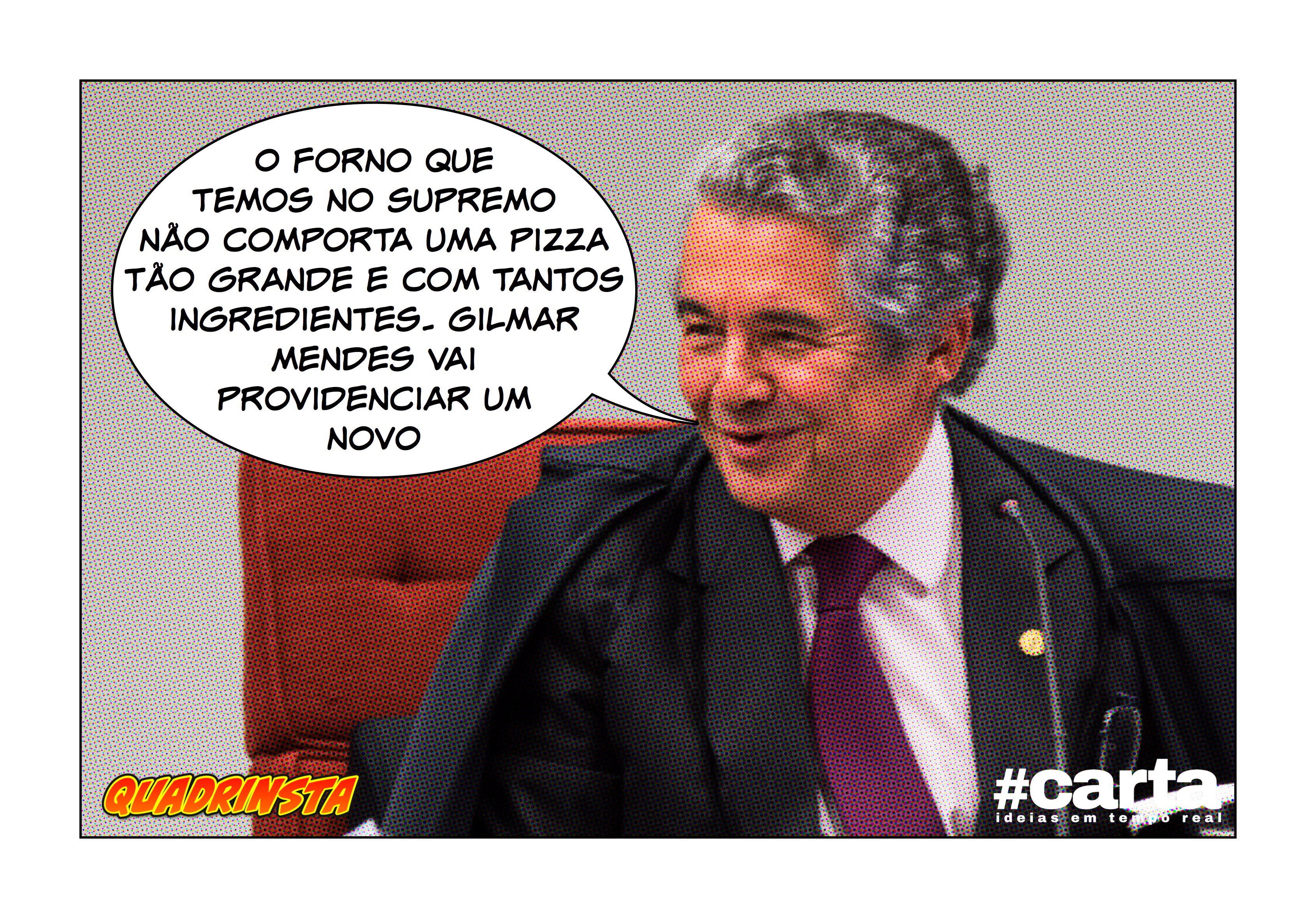 Quadrinsta – STF espera novo forno para assar pizza de Aécio Neves