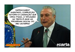 Quadrinsta - Temer vai tatuar na testa dos brasileiros 
