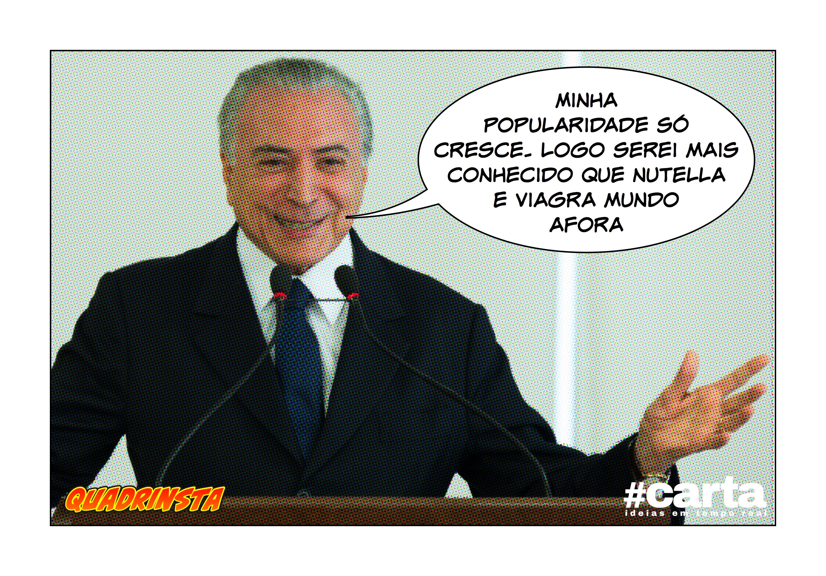 Quadrinsta – “Fora Temer” é mais popular que “Manda nudes” na internet