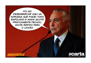 Quadrinsta - Temer sofre forte reação alérgica em país sem corrupção