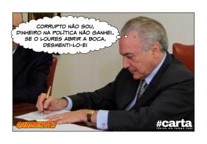 Quadrinsta - Temer responde questionário da Polícia Federal em verso